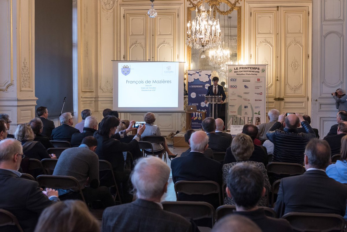 FdeMazieres's tweet photo. Printemps des entrepreneurs : soutien à tous ceux qui participent au dynamisme de @Versailles @ParisSaclay https://t.co/nM8pya4qed