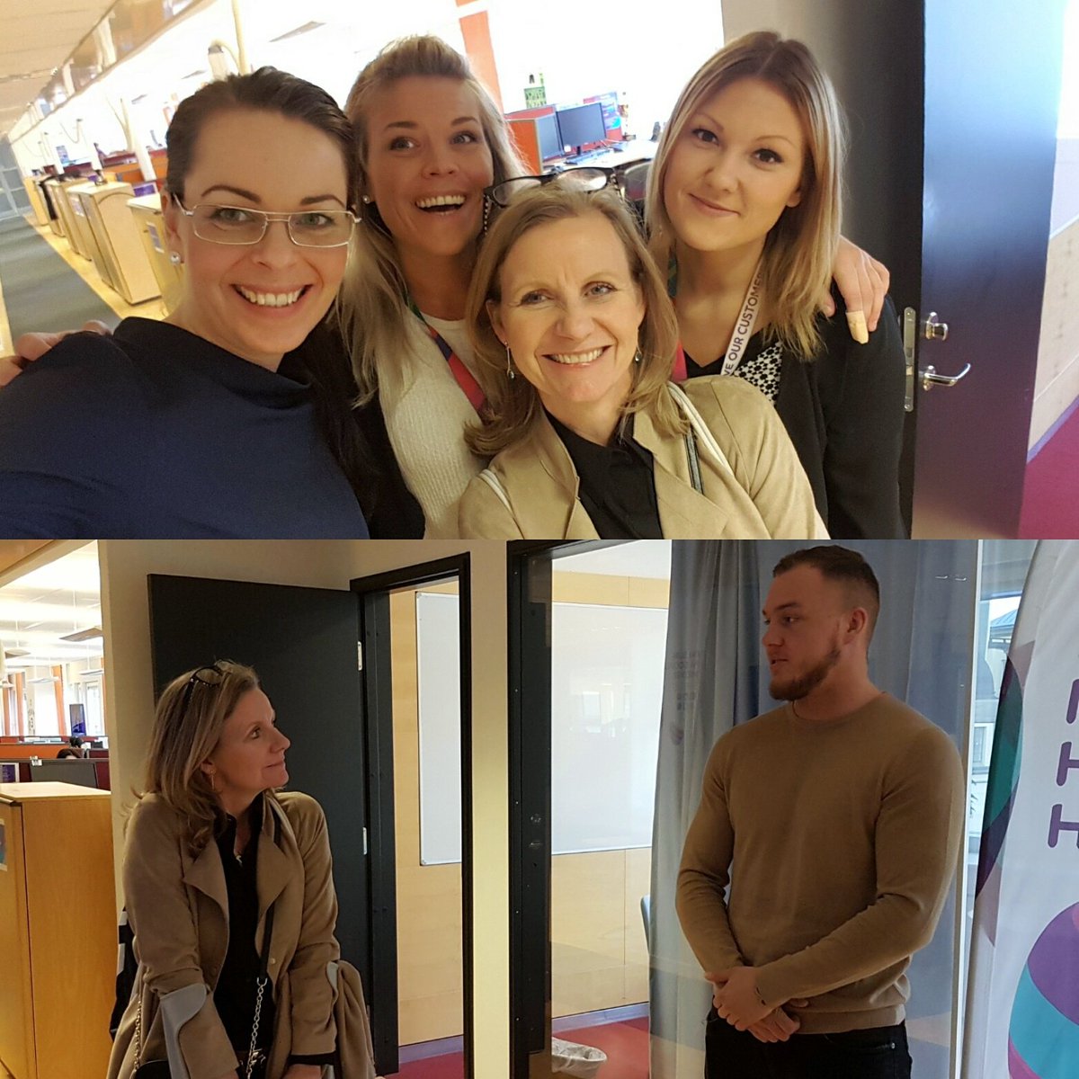 FruTjader's tweet photo. Visat kontoret för vår fantastiska VD o lyssnat till hennes kloka ord 💜 #kundbesatthet #theplacetowork #newgentelco #telianorrköping https://t.co/kbQgdrHFqN