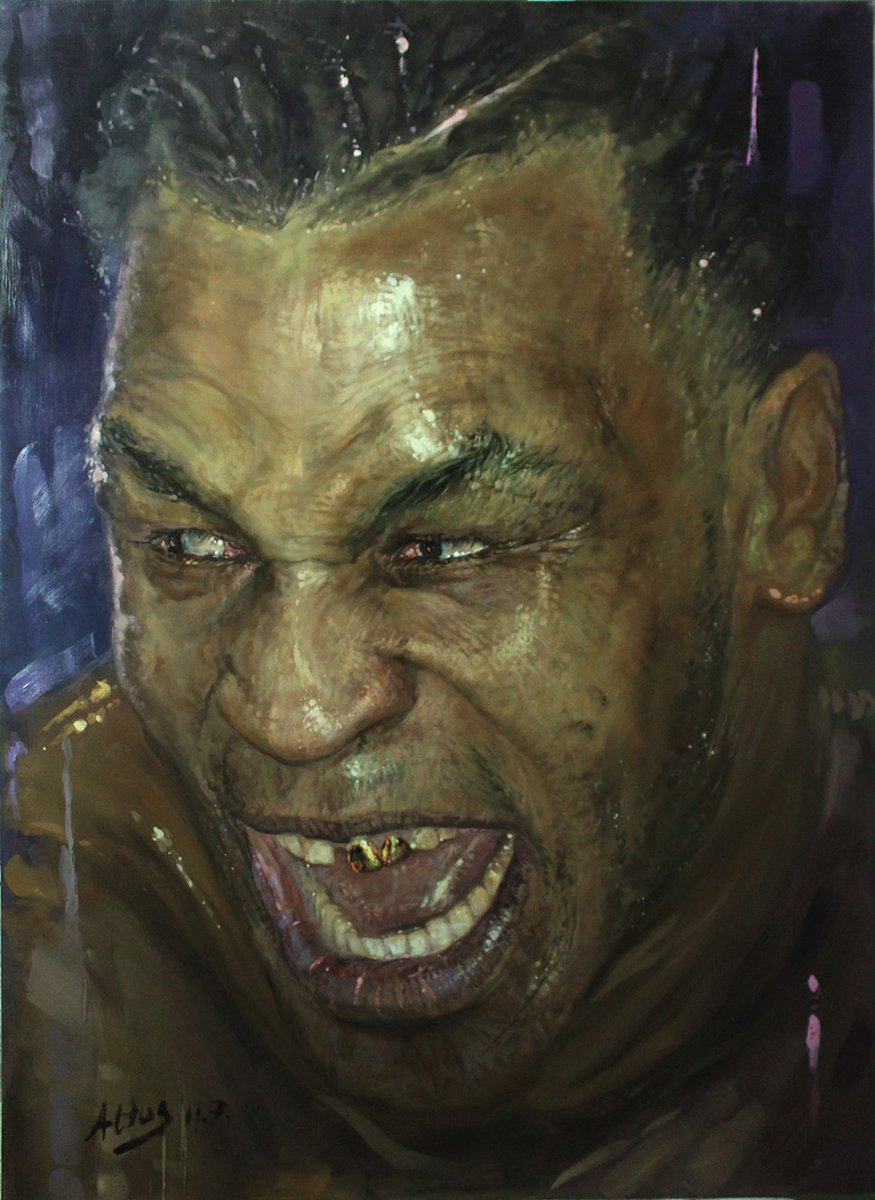 Mike Tyson 36x48" ( 90x120cm)