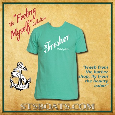 STSBOATShirt's tweet photo. It’s the 1st day of spring--step out fly &amp; fresh 2 def! Shop the “Feeling Myself” collection now! #hellospring #sofresh #soclean #spingbreak https://t.co/9rSQp6peNW
