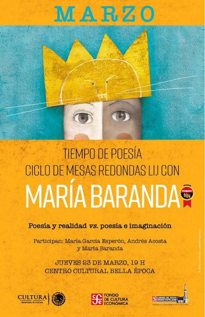 MGarciaEsperon's tweet photo. Si el 21 marzo es #DíaMundialdelaPoesía, el 23 es #TiempodePoesía con #MariaBaranda @acostademi @MGarciaEsperon en @FCEBellaEpoca https://t.co/A3chancmPg