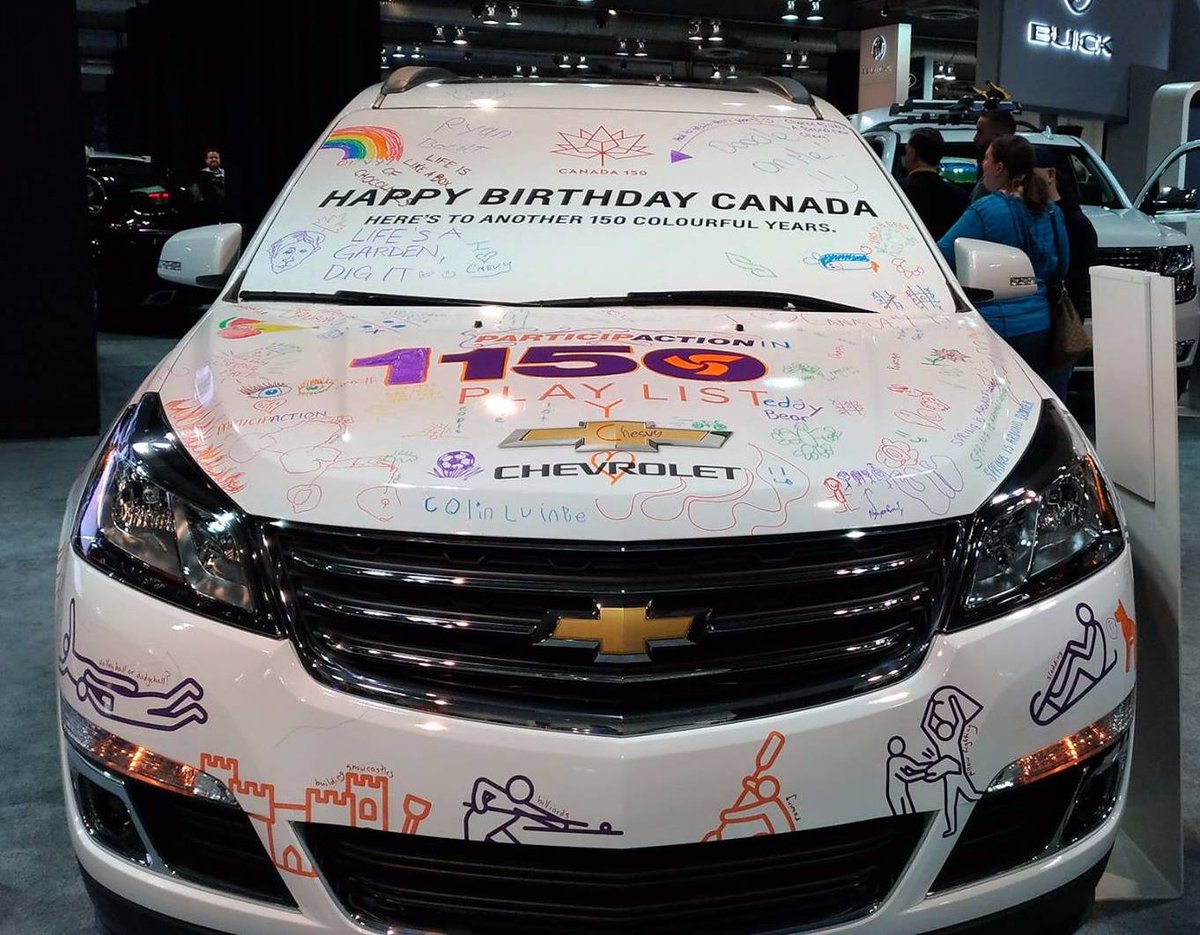 ShawGMCChevy's tweet photo. Happy 150th Birthday, Canada! #Canada150 #Chevrolet #ShawGMC #AutoShowYYC #CIATS #YYC https://t.co/gH0xIRBSW6