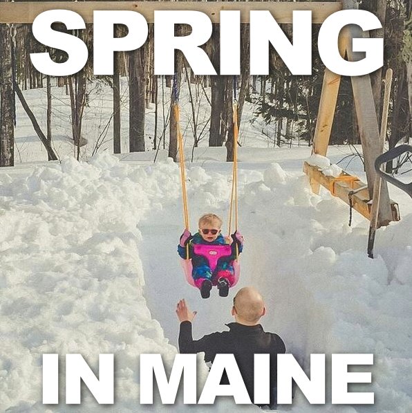 Maine Memes On Twitter Spring S Finally Here Maine Celebrate