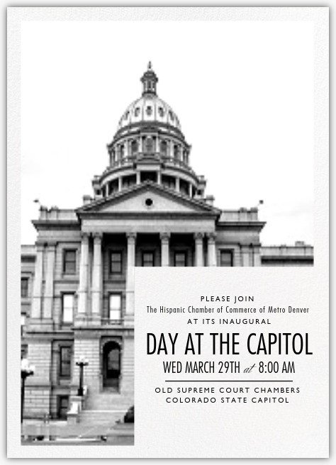HispanicDenver's tweet image. Join us for Day at the Capitol #denver #colorado rsvp@hispanicchamberdenver.org