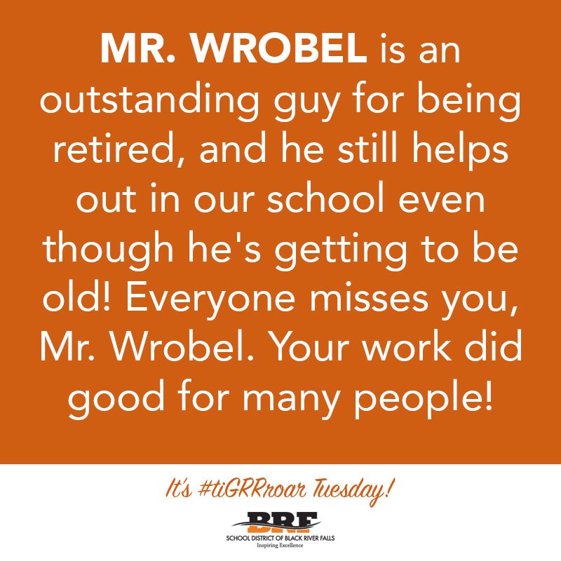 SDofBRF's tweet image. Congrats, Mr. Wrobel!  #tiGRRpride
