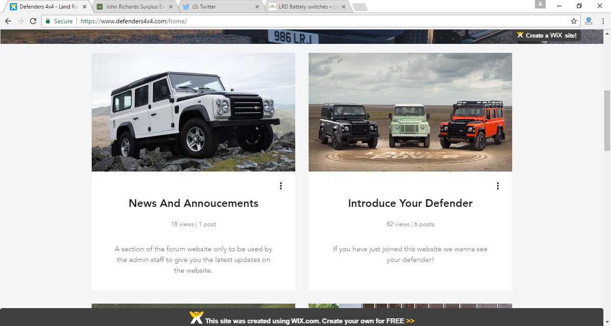 Defenders 4x4 tweet media