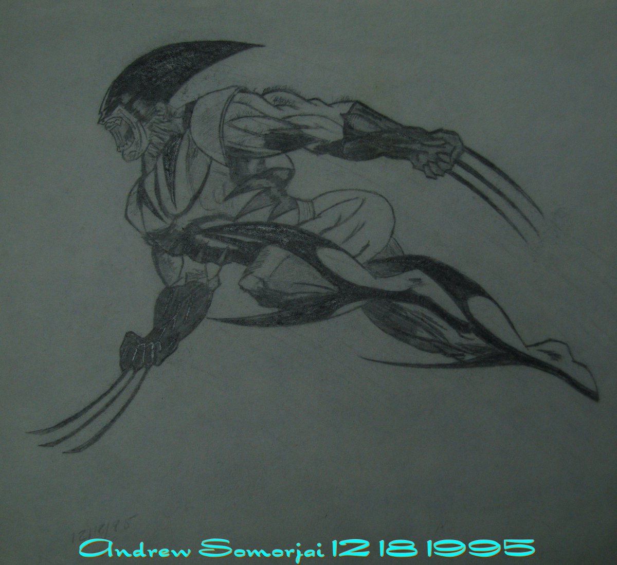 pandoragami's tweet photo. Sketch Title: Wolverine (from Wolverine 90 original by Adam Kubert)  9 in X 12 in #pencils #wolverine #60lb #paper #pandoragami #comic #book https://t.co/lCV8KSTf1E