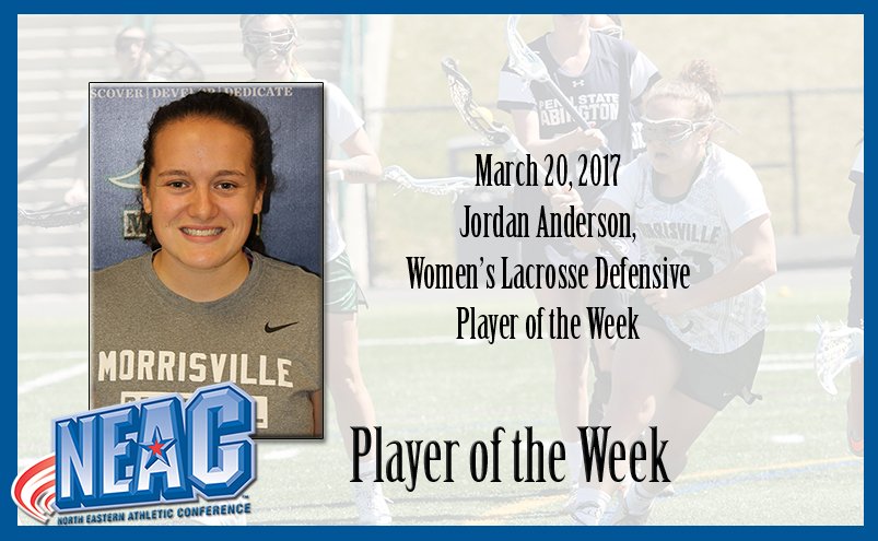 MSCMustangs's tweet photo. Congratulations to Jordan Anderson, the NEAC WLX Defensive Player of the Week #TwoTimeSelection https://t.co/wyJBv9EQOJ
