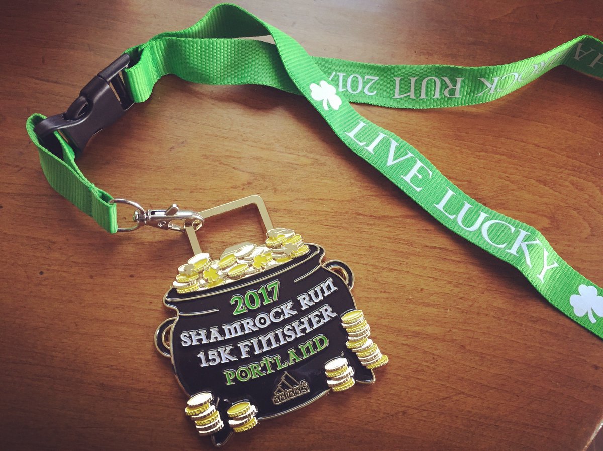 I had one goal for the <a href="/ShamrockPDX/">Shamrock Run Portland presented by Toyota</a> run, enjoy it. Mission accomplished! #spearsstrong @spearsstrong