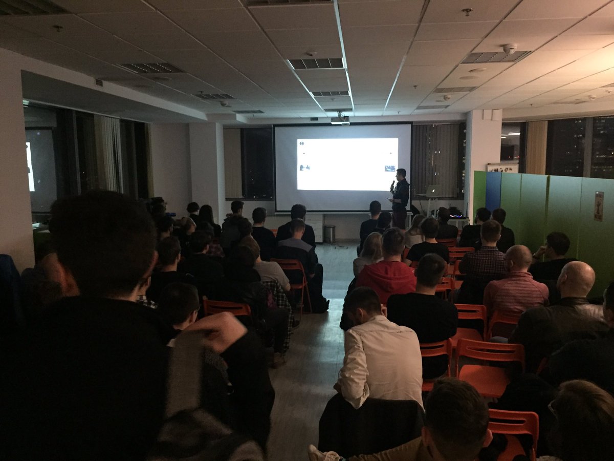 Explorer_HQ's tweet photo. We just started !!! @gdg VR Warszawa! How to create games and applications on #vr and #ar ? Isn't it sounds interesting? https://t.co/ZuWp5tTYMU