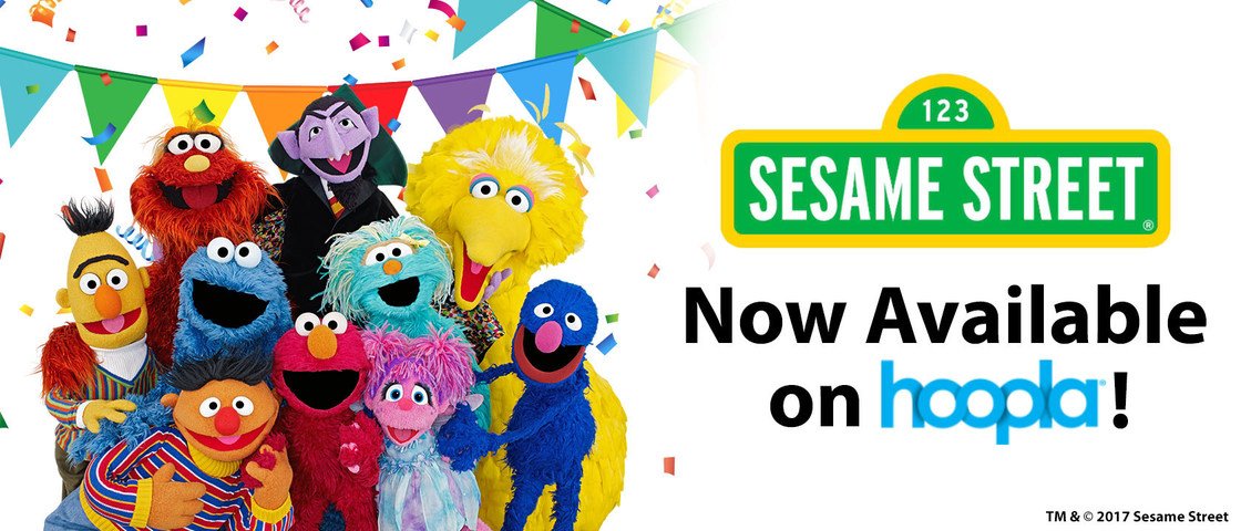 OgemaLibrary's tweet image. Did you know that Sesame Street is available on @HooplaDigital? All you need is your library card! Get started here: hoopladigital.com