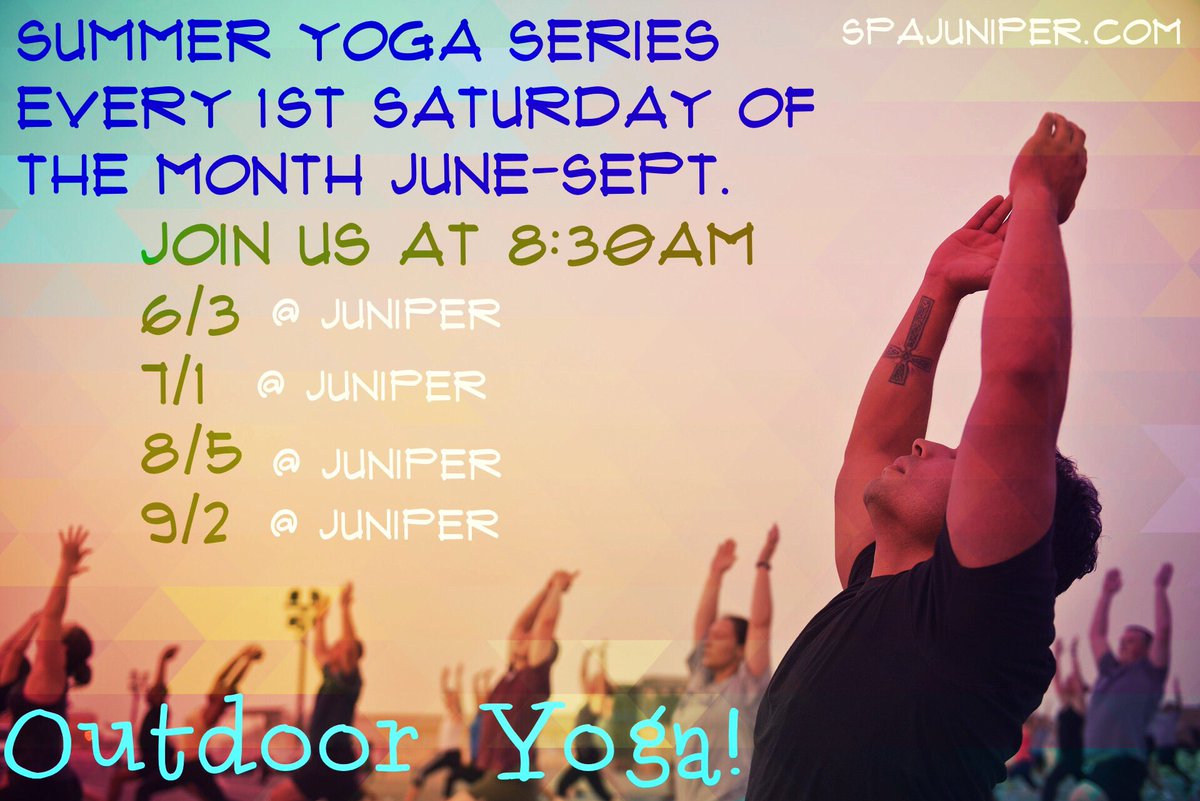 JuniperMassage's tweet photo. Coming this summer...🙏 Our outdoor yoga series! #lnk #juniperstudio #lincoln #yoga ✨ #namasté https://t.co/eCq3oc6pcx