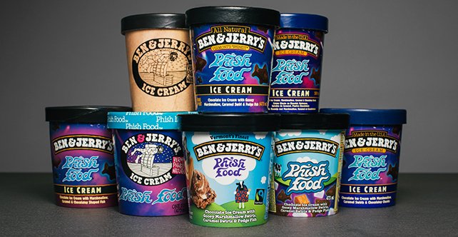 benandjerrys's tweet photo. #Phish Food just turned 20! We're celebrating with our favorite moments from @Phish in the last 20 years >> https://t.co/lYWByu0Qg9 https://t.co/EnabgJPuvt