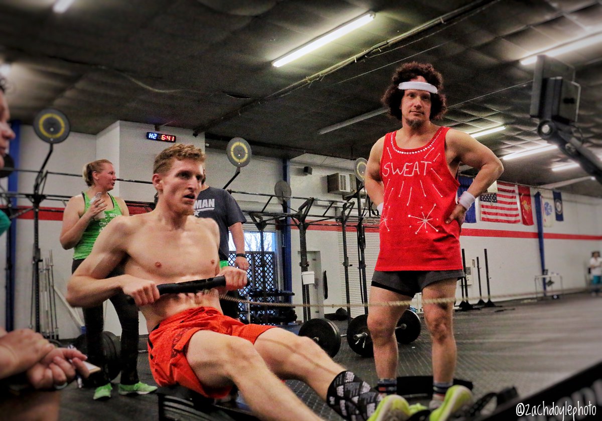 Another great time taking on 17.4! Richard Simmons even stopped by to cheer everyone on. #twicebittencf #tbc #17point4