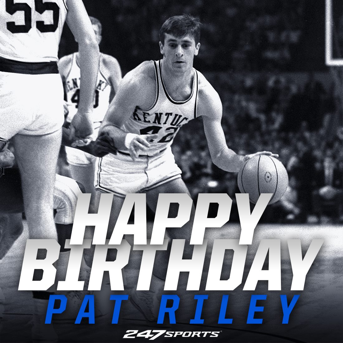 Happy birthday to one of Rupp\s Runts, the legendary Pat Riley. 