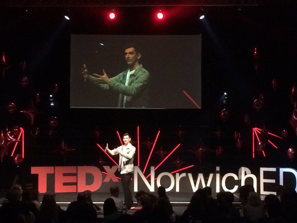 AngusMcCrum's tweet image. *So good @Scott_McCrum @TEDxNorwichED 😊  #TEDxNorwichEd #Inspiring #Generations #proudDad