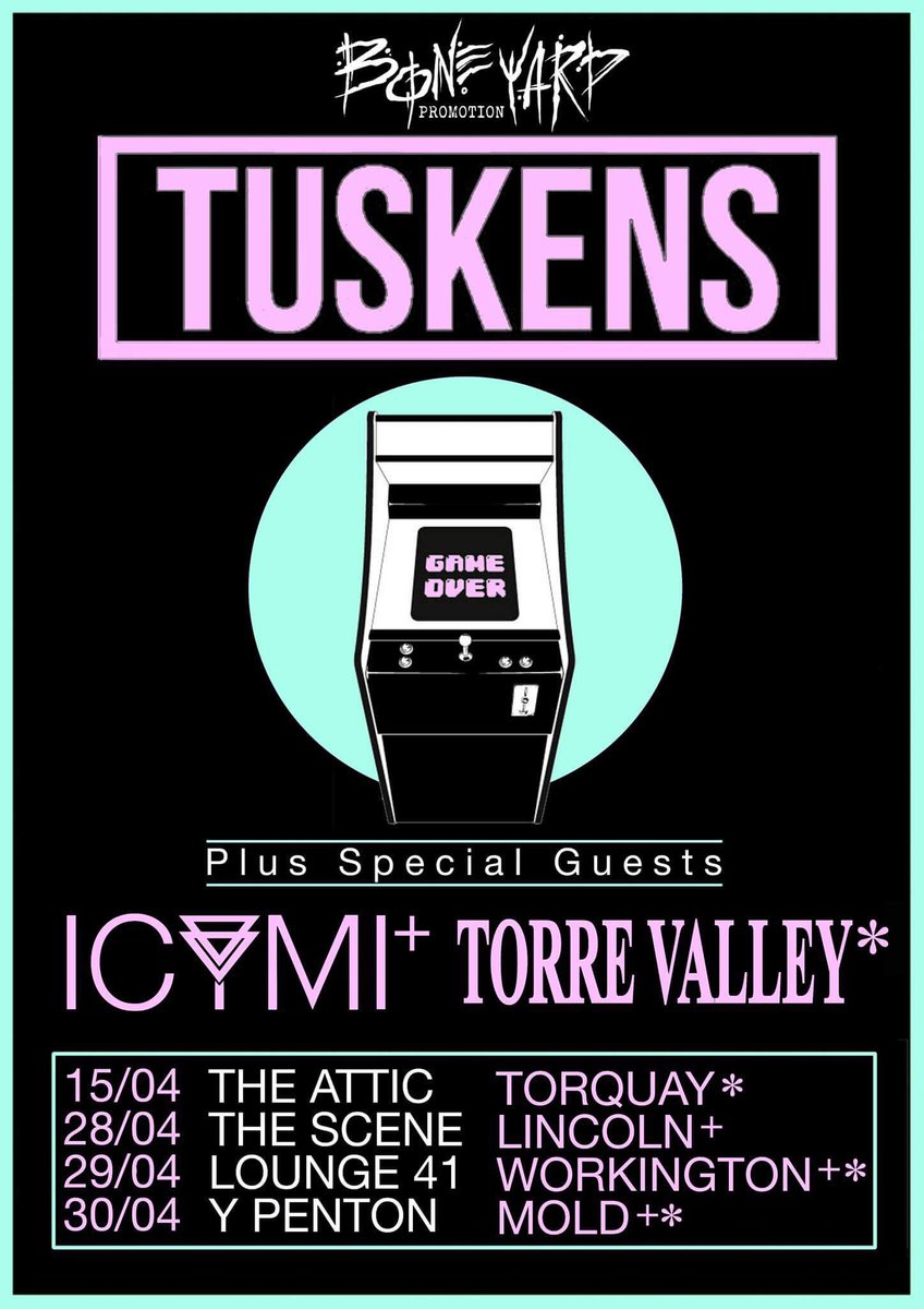 ICYMI_OFFICIAL's tweet image. Did you see?!?! Did you see it! We head back out on the road! This time with the sick @TuskensUK ! Who's coming down?!