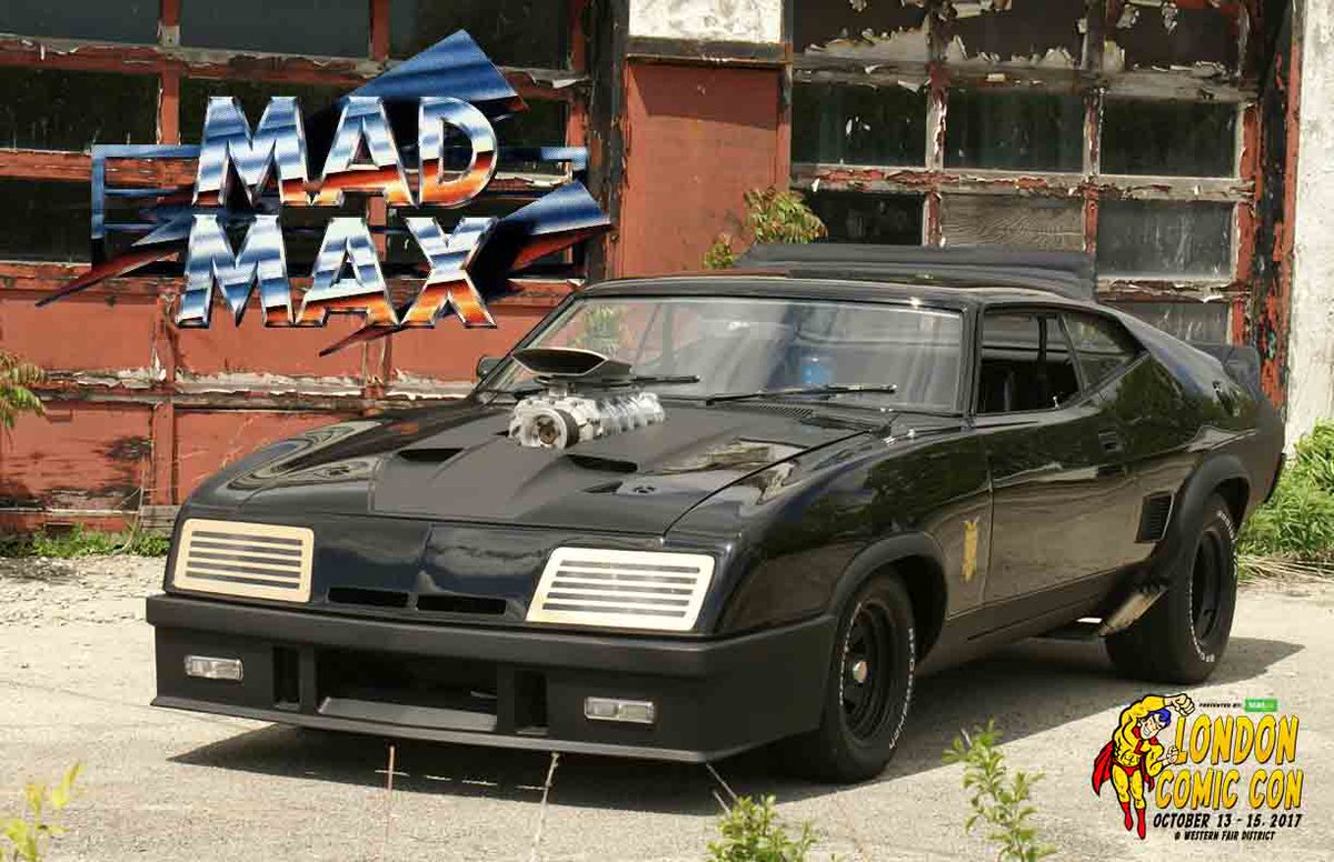 ldnont_comiccon's tweet photo. The Interceptor is roaring into for the first time ever! #MadMax #Ldncarshow Sidekick ticket deal still on https://t.co/Us5ByyJ4Ps https://t.co/vBxcUI97Uq