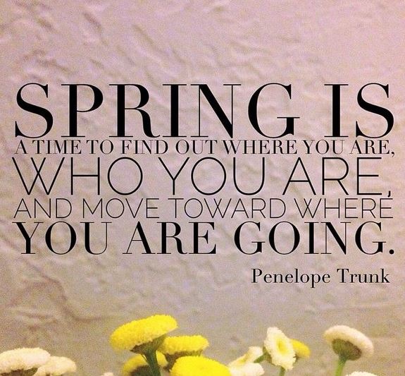 New beginnings #firstdayofspring #motivationalMonday