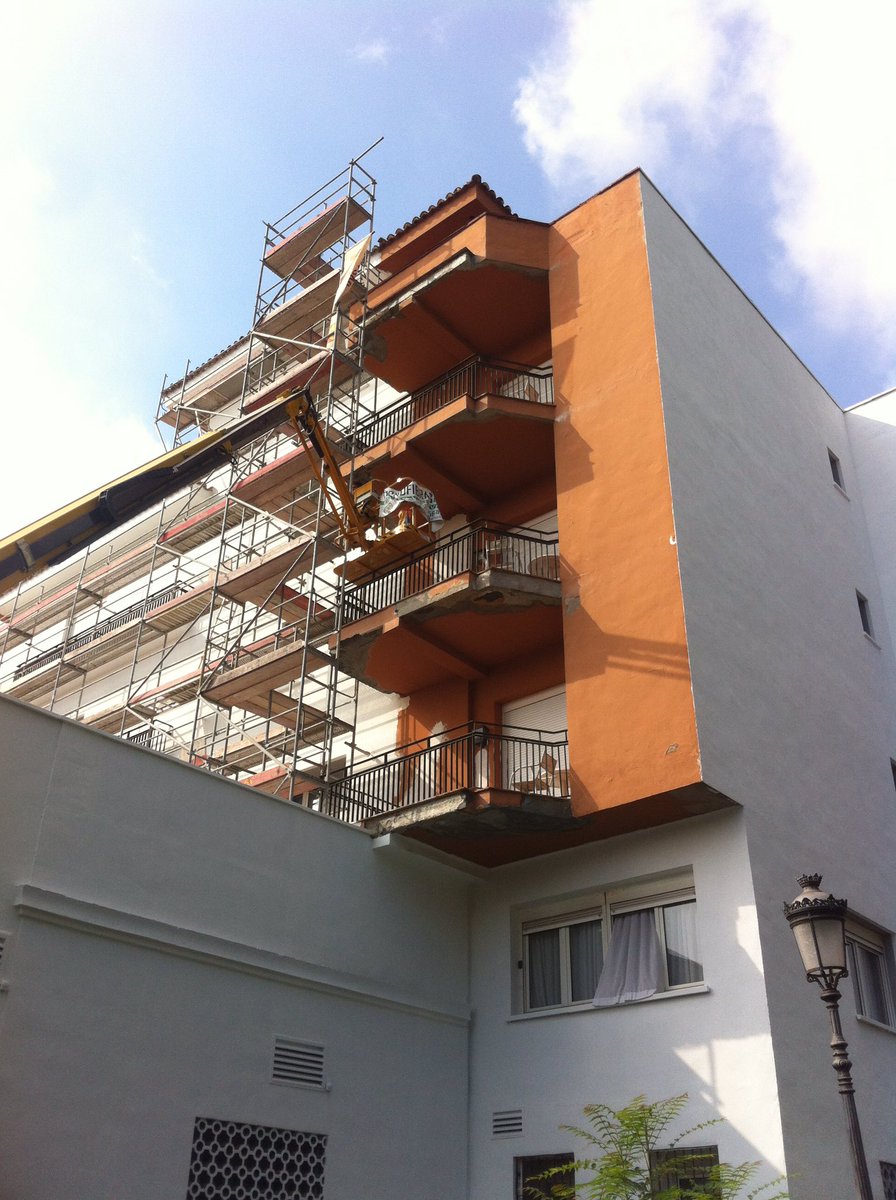 TECNOFIBRAS's tweet photo. #rehabilitacion de #fachada de @paradores de la #arruzafa en Córdoba https://t.co/JFx5ad9NK2