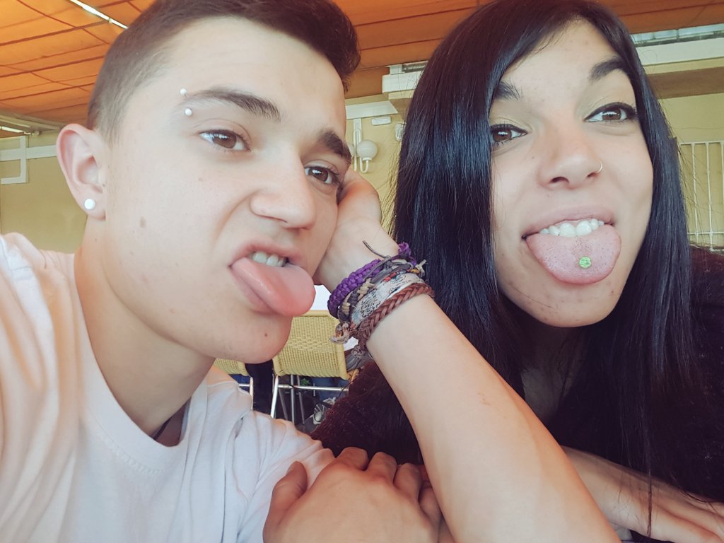 A penas me gustar estar contigo 😍💚