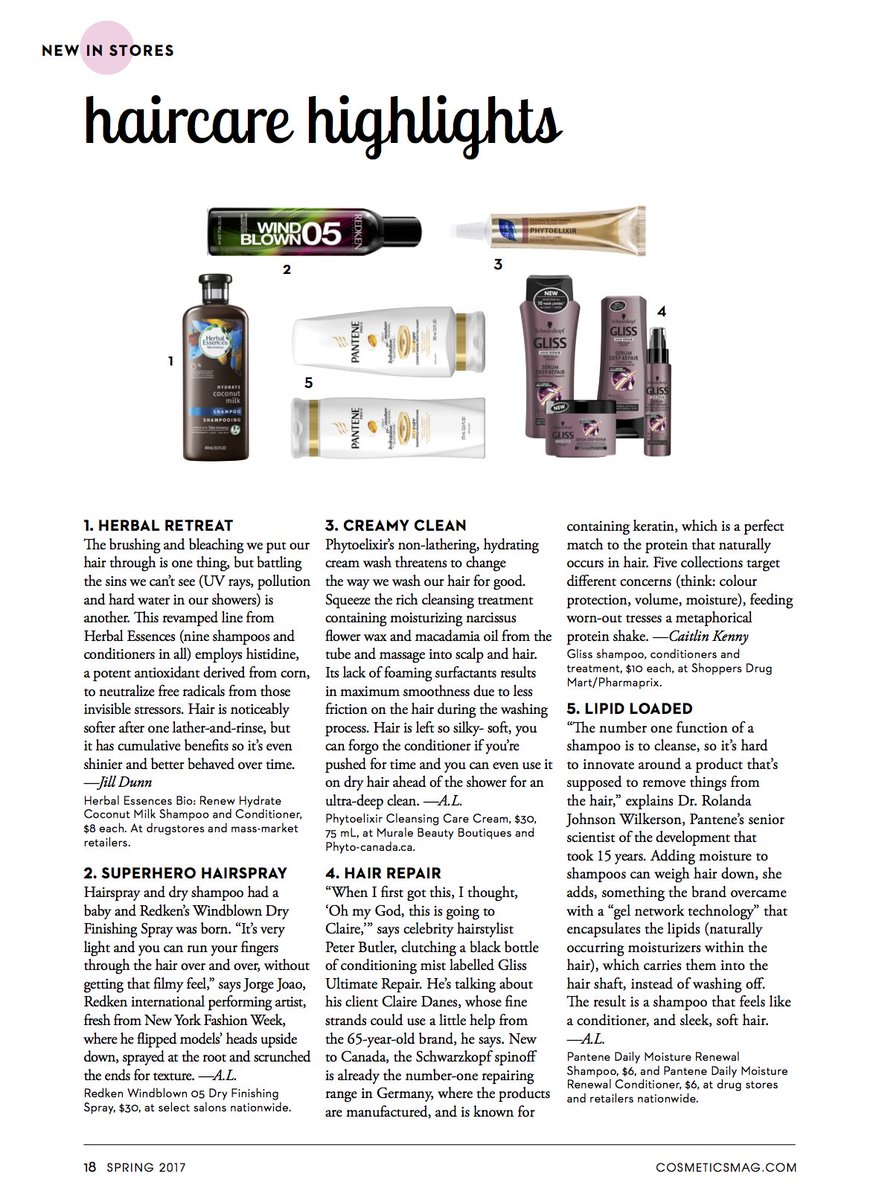 jilliansafian's tweet image. Congrats to the @cosmeticsmag team on launch of the #InnovationIssue. Loved the @PhytoMTL #PHYTOELIXIR mention too 😉💗