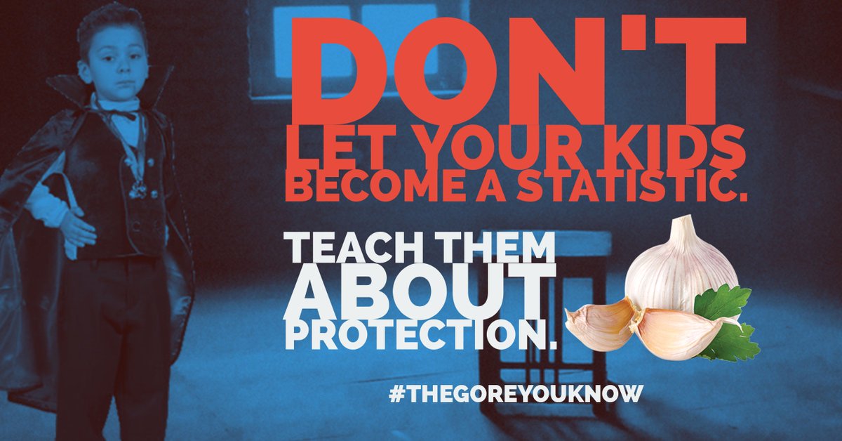 Cavernsofblood's tweet photo. This public service announcement is brought to you by HallowMedia. #TheGoreYouKnow https://t.co/C8SI7wrdee