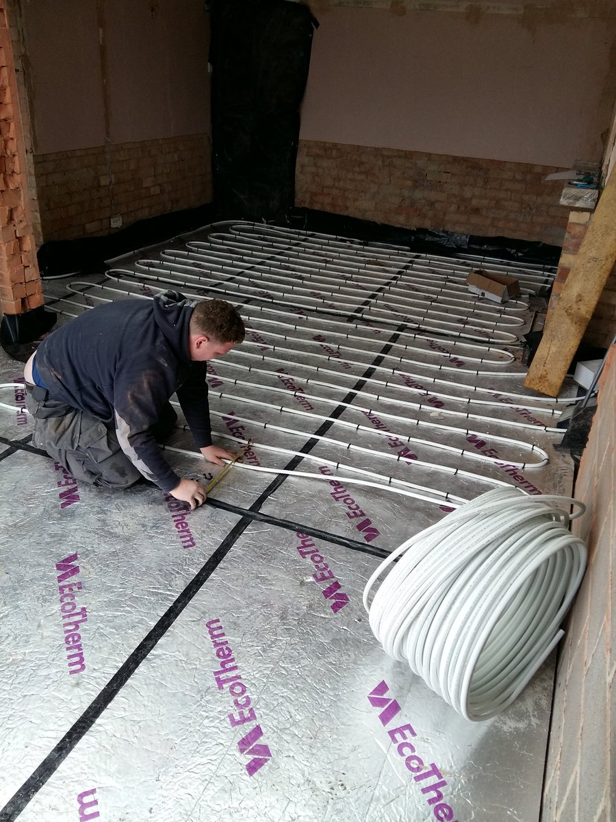 spacesbuilding's tweet image. Two out of three zones done @Continental_UFH #happyUFH