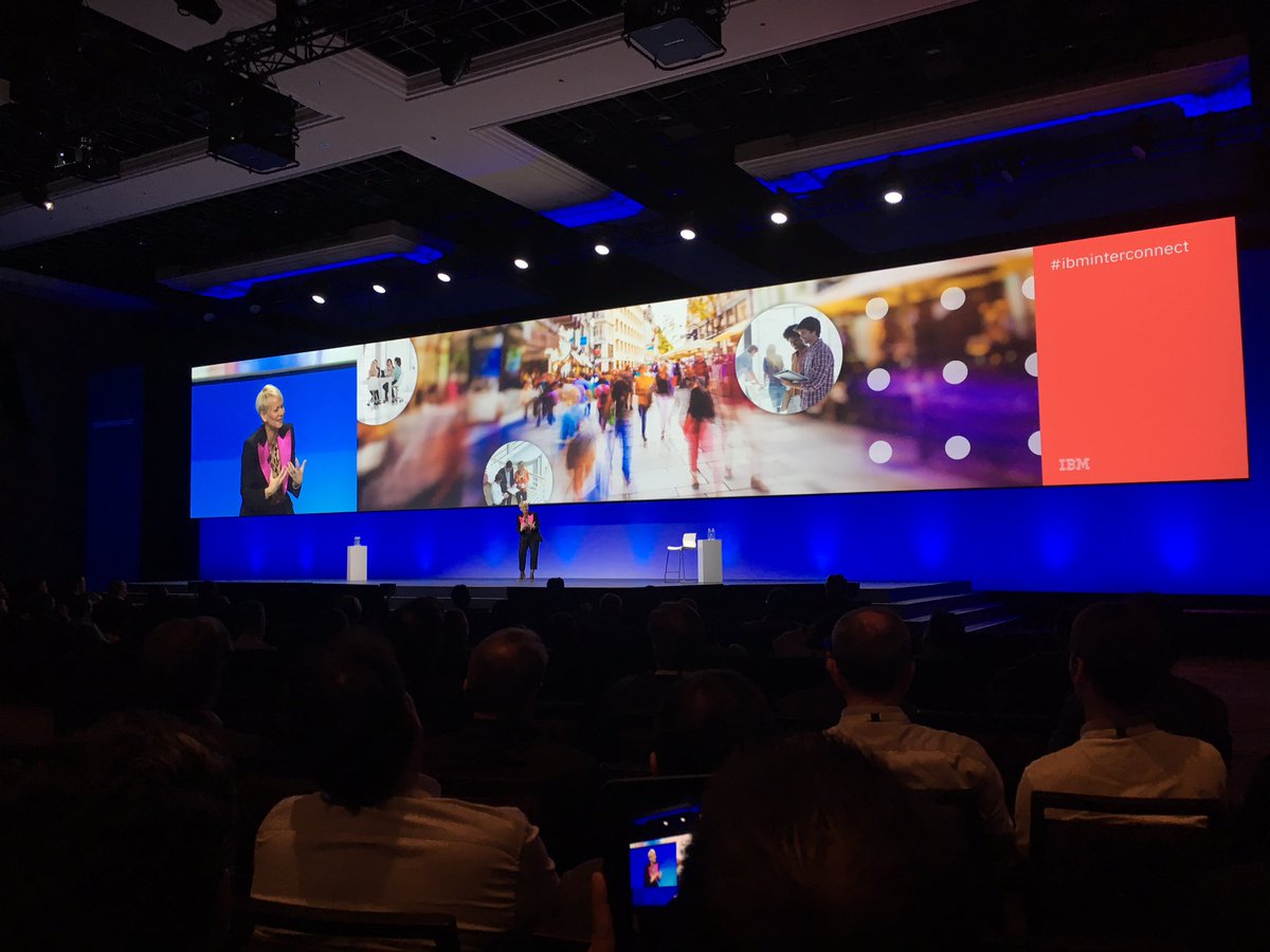 Great opening with <a href="/harrietgreen1/">Harriet Green</a> on stage and new #WatsonIoT partnerships #ibminterconnect