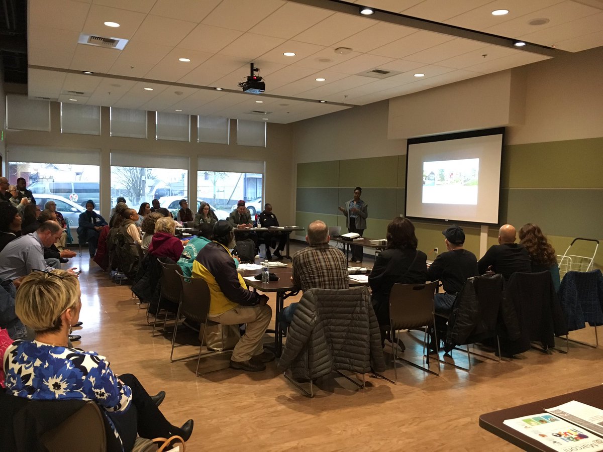 HACTacoma's tweet photo. @CityofTacoma - thx 2 Lauren for great prez on infill housing - new options for affordable community housing #centrification #hilltop https://t.co/8F5hgLNR0G
