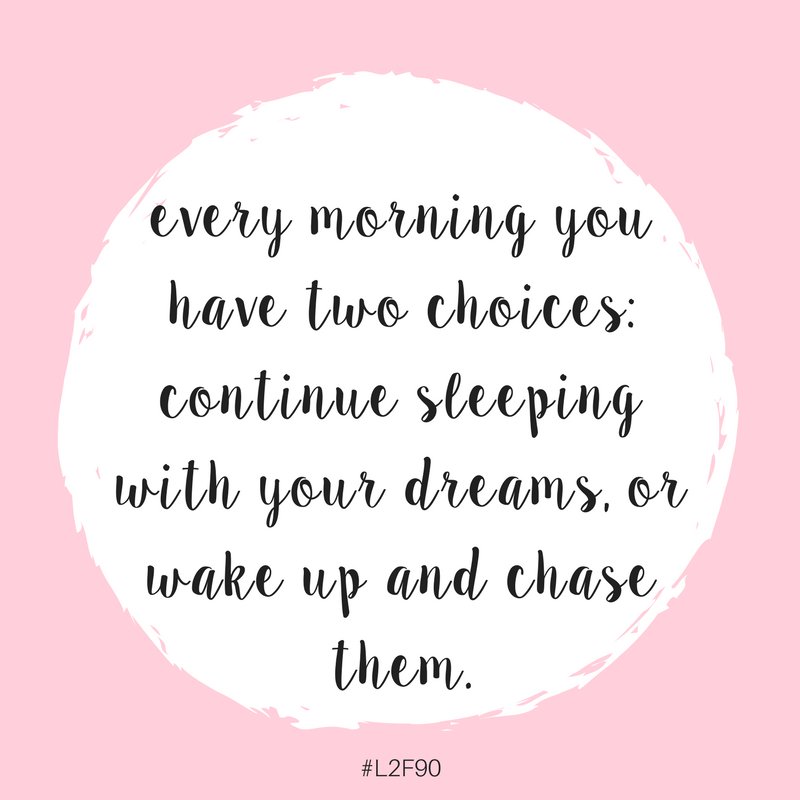 LostToFound90's tweet photo. You set the tone for your day, your week, your life. Wake up and chase your dreams! 
#setthetone #chaseyourdreams #mondaymotivation #L2F90 https://t.co/76puktzwXh