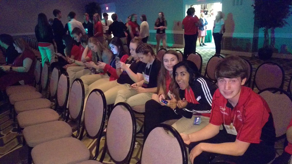 MichelleSilkett's tweet photo. FCCLA State.  Getting ready for more awards. #SHS Proud https://t.co/lauzbojwXf