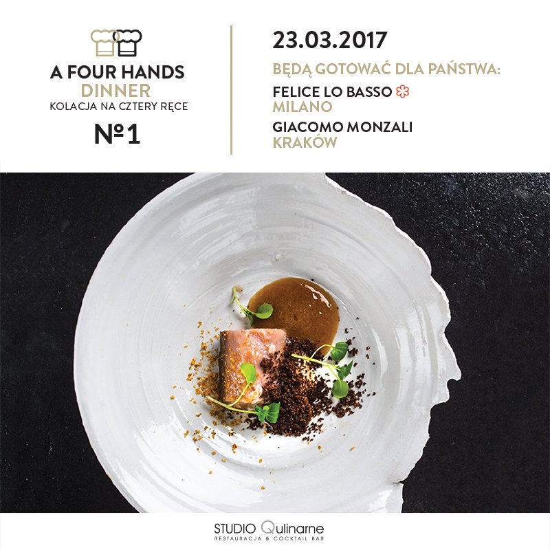 StudioQulinarne's tweet photo. #Cracow #Poland #StudioQulinarne #Restaurant #AFourHandsDinner #Food https://t.co/D21jc8pTJ7