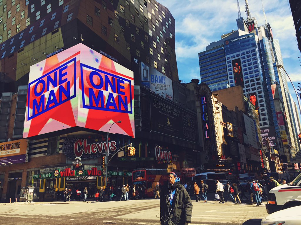 josubu's tweet photo. #JOSUBU Productions' #MotionGraphics featured on the #DigitalCube in #TimesSquare ! https://t.co/H1duJ1cnuI