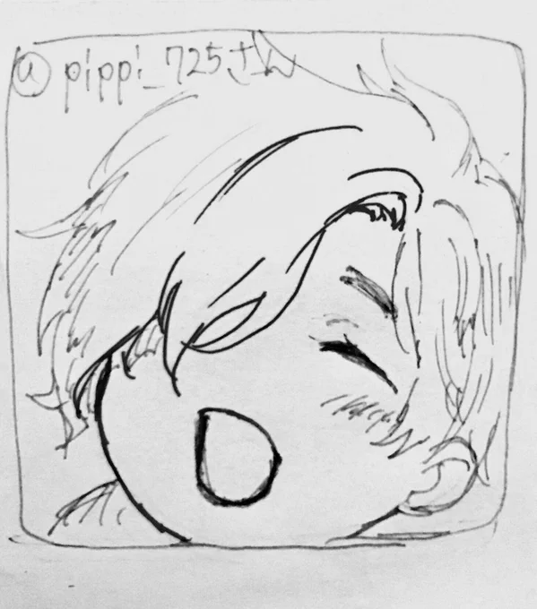 #フォロワーさんのアイコンを自分の絵柄で描く
(@pippi_725 )さんのアイコンを描かせていただきました!
あじさんの絵はほんとに可愛いくて愛くるしいのでニヤニヤしながら見てしまいます(^^) 