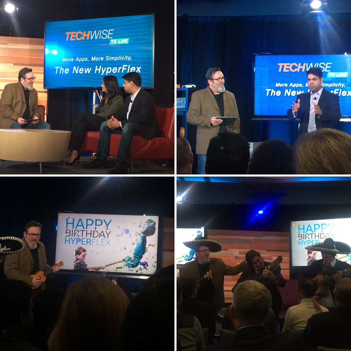 sonarthekdi's tweet image. What a fun #techwisetv session! Happy 1st birthday #Hyperflex #CiscoHX @WeAreCisco @CiscoUCS @lizcentoni @CiscoUCS @Cisco