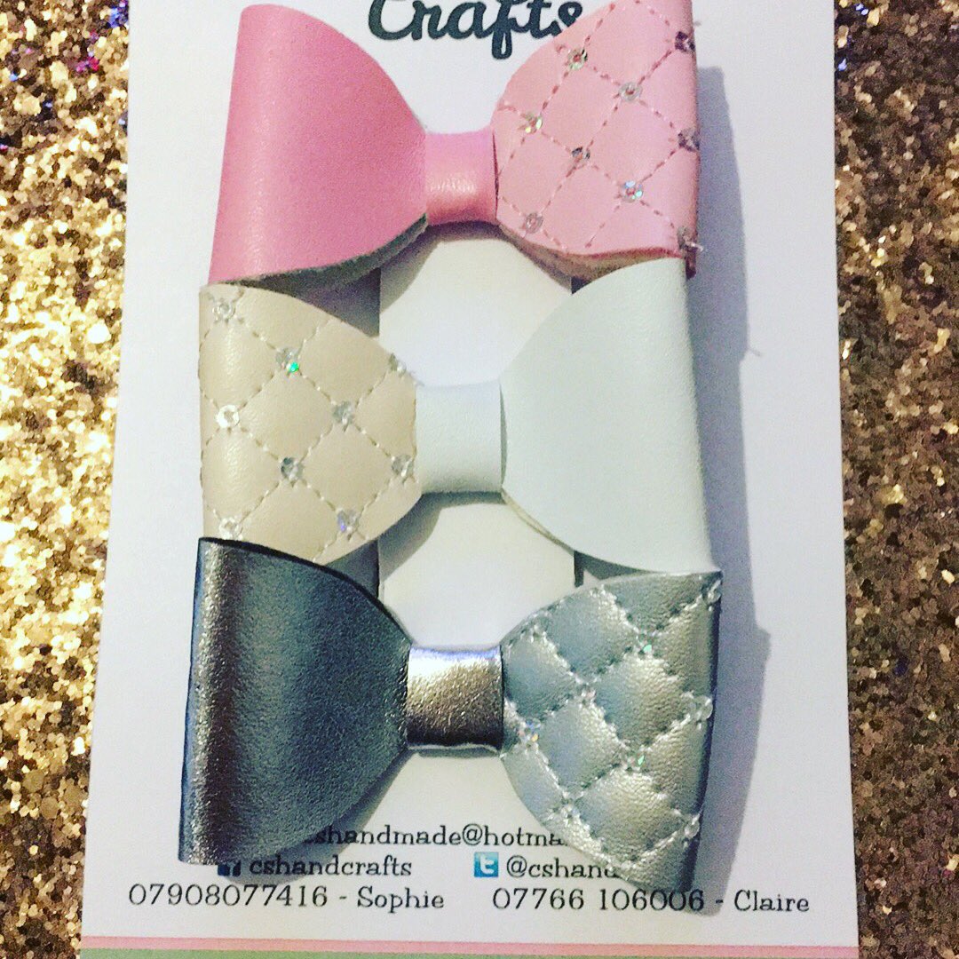 cshandmade's tweet photo. Quilted small hairbow clips now available #hairbow #hairbowuk #Kent https://t.co/NzKMWWZfjc