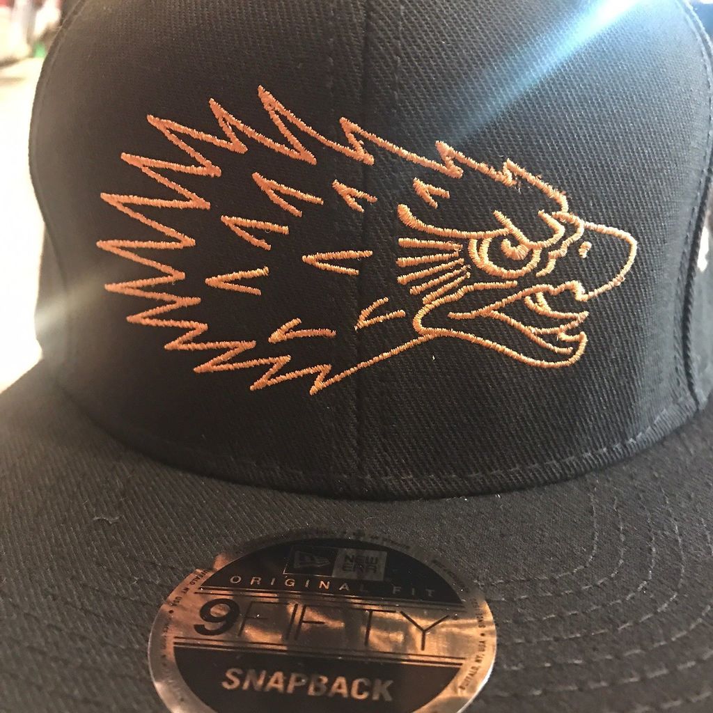 tattooseth's tweet photo. Golden eagle new era hats. $20 come on down to the shop and get one. I'll have some with me in Fresno for the tatto… https://t.co/h6nPuc8D6c