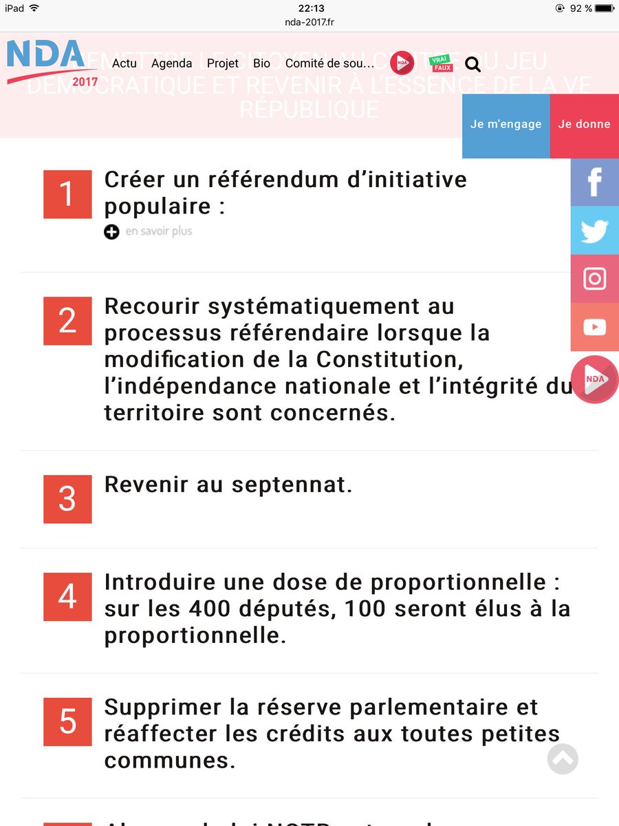 Que de belles propositions pour la 🇫🇷 #DupontAignan #TF1boycott