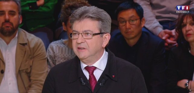 LesEchos's tweet photo. 🔴 #LeGrandDebat - @JLMelenchon : "Quiconque est condamné doit être inéligible à vie"
↘ 
https://t.co/DEeR8dD1cB https://t.co/w1l9ZKKQEm