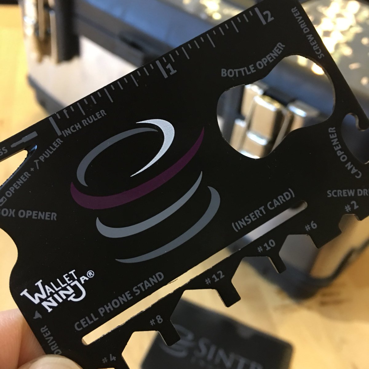 Wallet Ninja, our recent promo project that involves this 18-in-1 multi tool in the size of a credit card #multitool #iwantone #walletninja