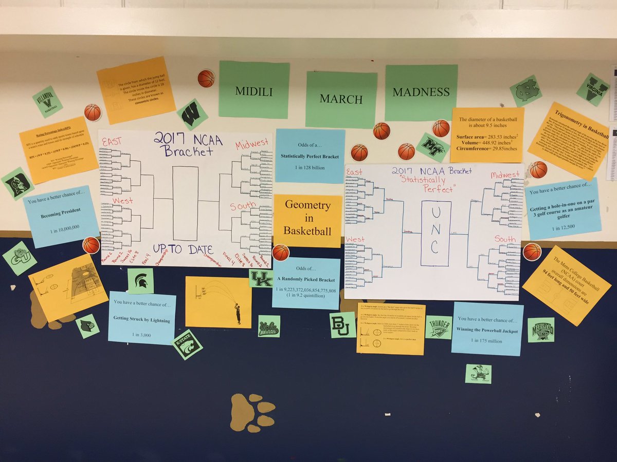 msmason_colls's tweet photo. There's math in basketball?! What???!? #marchmadnessmath #collsedu https://t.co/fyk2JBKE9y