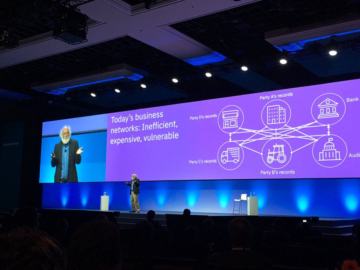 "It is important to notice what #Blockchain is not: it is not centralized" <a href="/johncohnvt/">johncohnvt</a>. #ibminterconnect #watsonIoT
