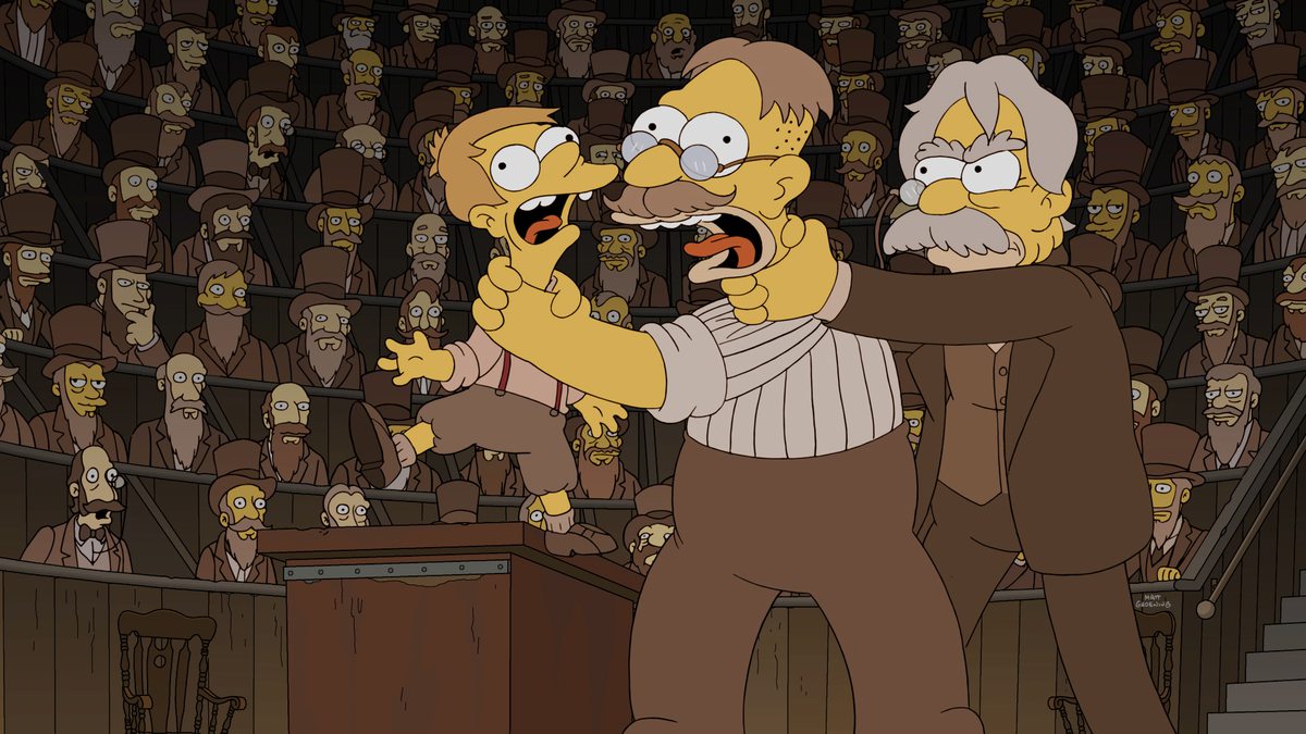 TheAVClub's tweet photo. #ManSeeingWoman's Simon Rich pens a sweet, funny #Simpsons https://t.co/1qosTkn39c https://t.co/78UohPj6Em