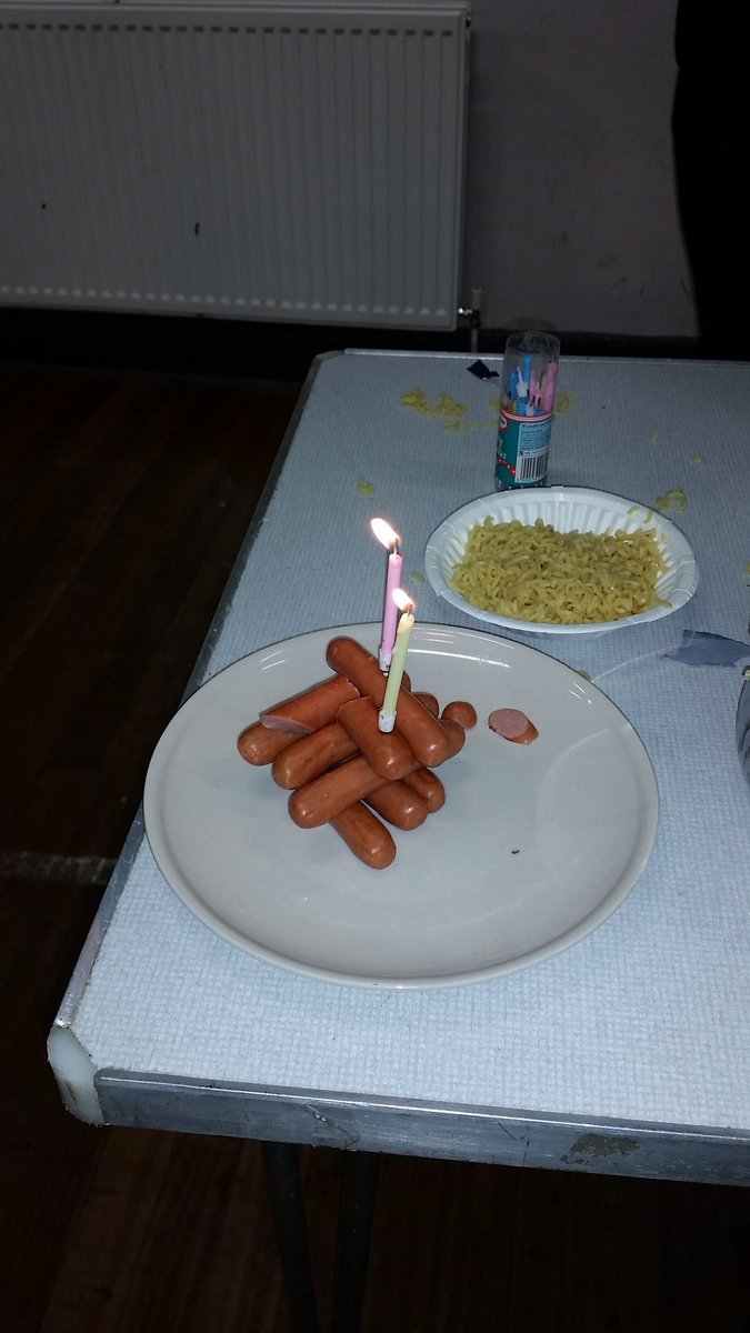 GayleACampbell's tweet photo. Ready, steady, cook.  Mmmmm - lovely supper cooked by Explorers tonight! 😨
Extra points for candles?  No chance.
#iScout  #3coursesfor£3 https://t.co/2Kwl80qkvY