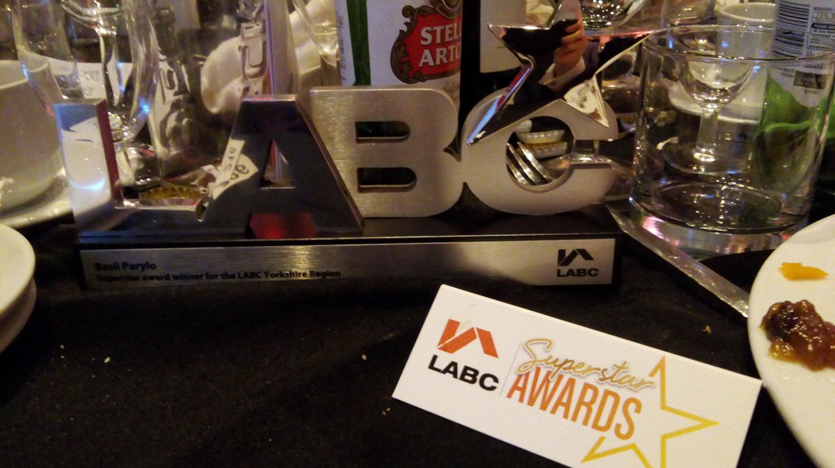 I went to attend the <a href="/labcuk/">LABC</a> Conference and came back with a <a href="/labcuk/">LABC</a> Superstar Award for the Yorkshire Region. How good is that!