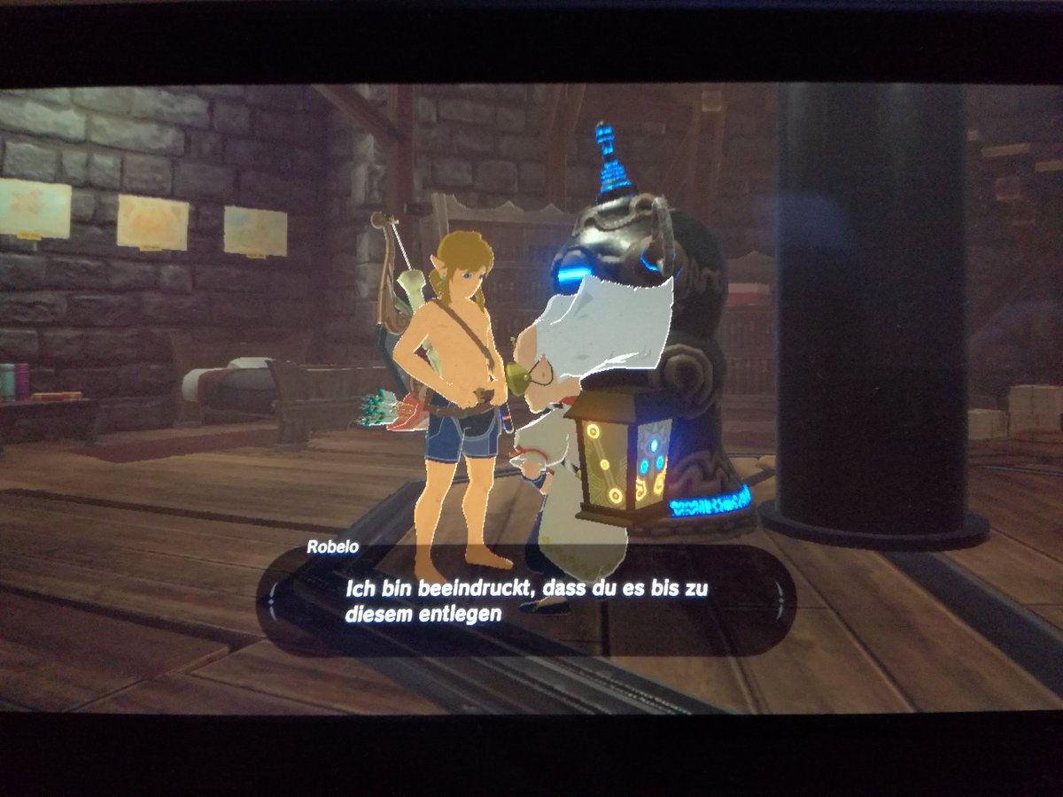 Snowgrimm1's tweet photo. Prof! Where are you staring at? :O #breathofthewild #link #zelda #staring #nintendo #lookswrong https://t.co/qAnU8KtT3V