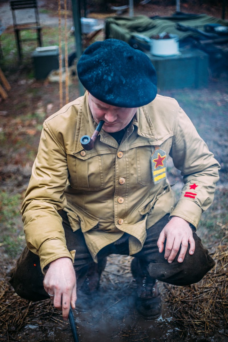 NihilSegniter's tweet image. Fellow members of @FrenteRojoUSA, my Spanish Civil War reenacting unit: