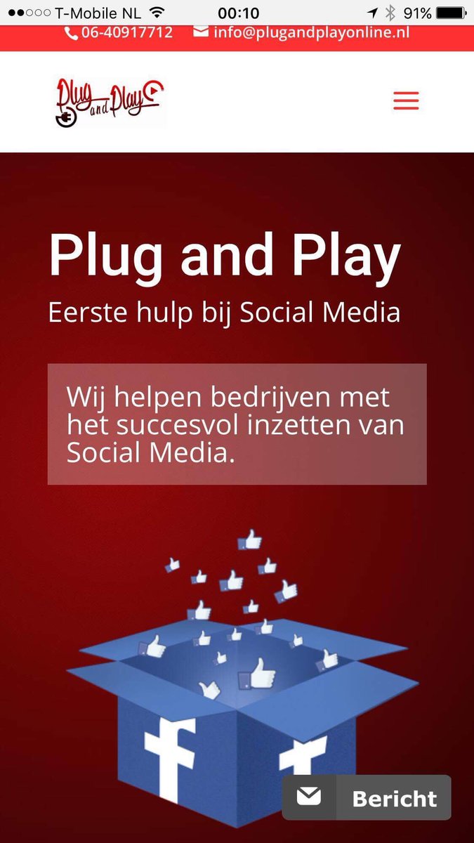 wimbeverdam's tweet photo. We zijn online, social media marketing is nu belangrijker dan ooit. Interesse ? Laat het ons weten. plugandplayonline.nl https://t.co/fXnxY0b0FX