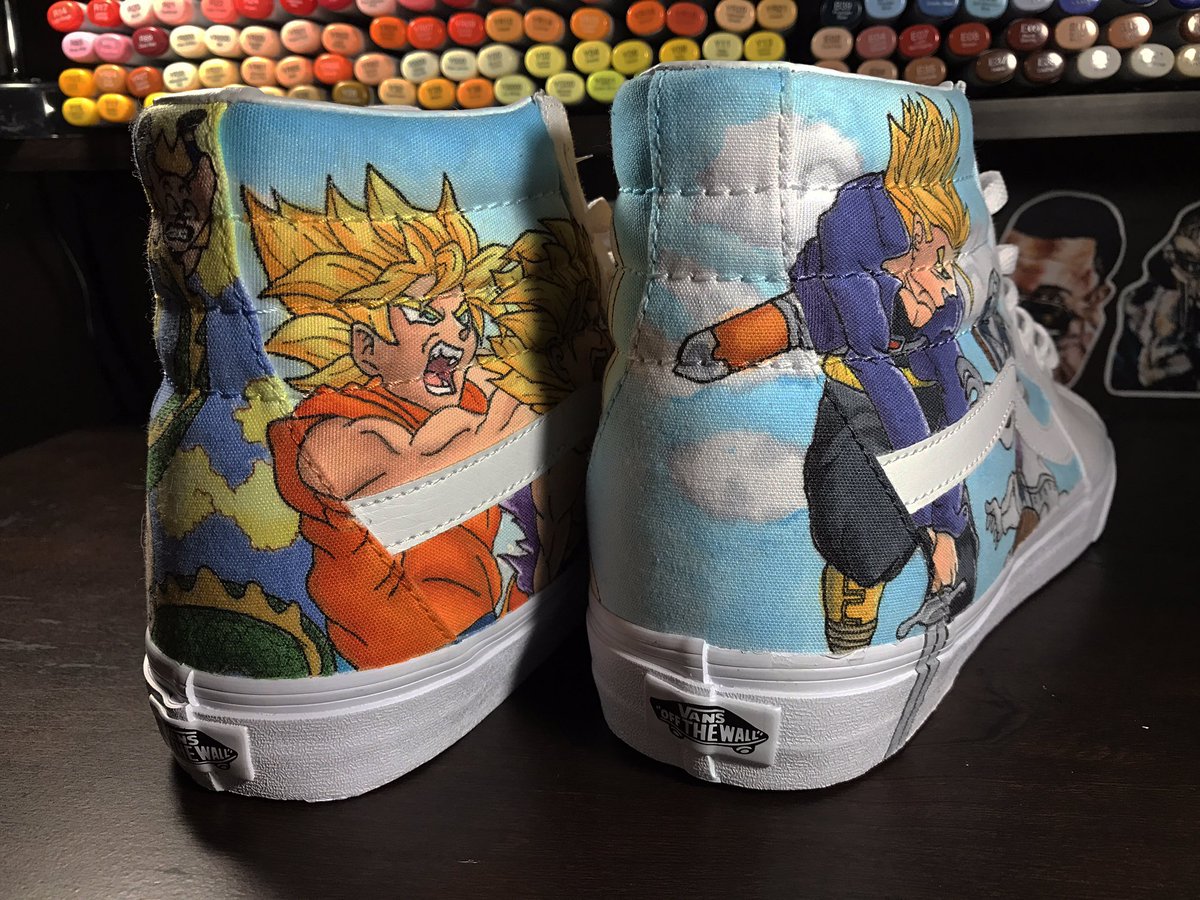 dragon ball shoes vans